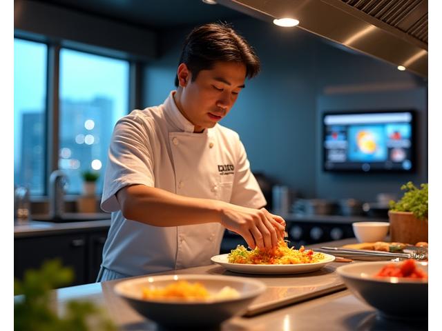 Live chef demonstration from Manila